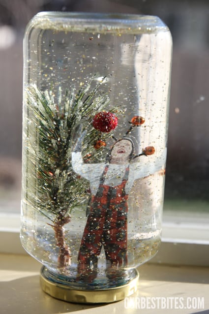 Make your own snow globe! featured on Design Dazzle