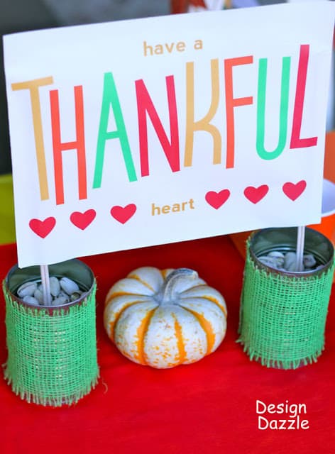 A Thanksgiving Table Perfect For Kids free Thanksgiving printables banner