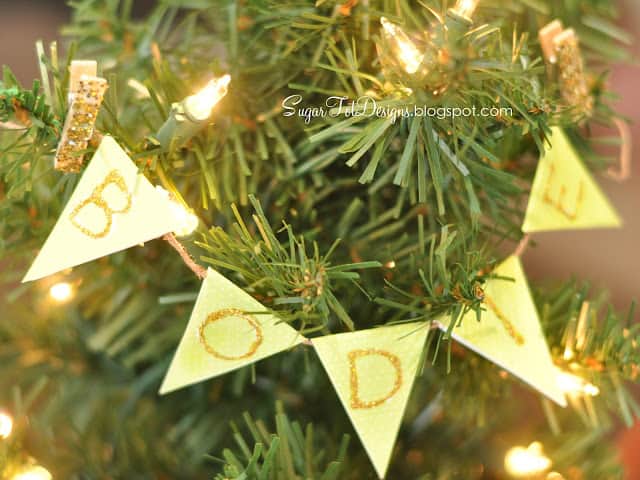 Christmas Wonderful: Glitter Banner - Design Dazzle