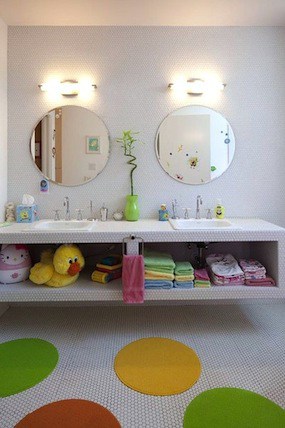 Organizing Ideas for a Kids Shared Bathroom! - MomOf6