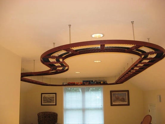 Suspended Train Track for kids room