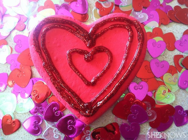 valentine's day crafts for kids - clay heart