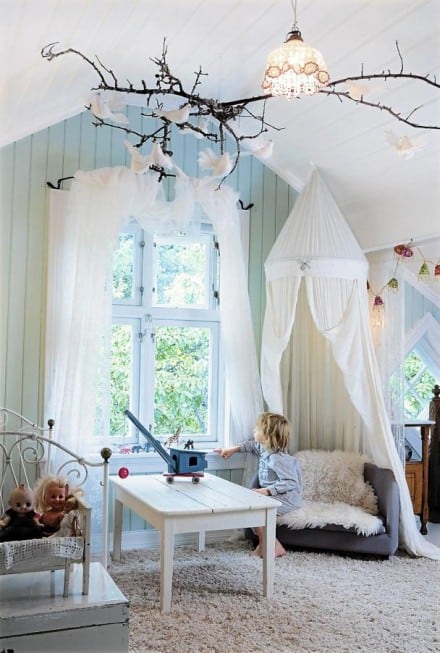 Amazing Ideas for Kids Room Ceilings! So whimsical. 