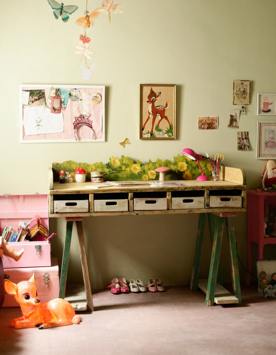 kids room desk ideas