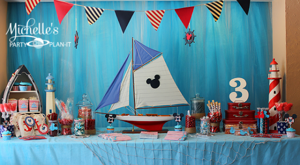 Nautical Mickey Mouse Party