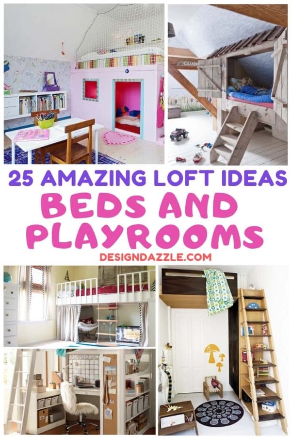 25 AMAZING Loft Decorating Ideas | Bedroom, Playroom, for Kids, for ...