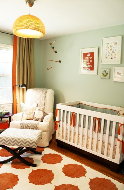 Modern Vintage Baby Nursery Design Dazzle Modern Vintage Baby Nursery