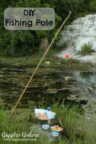 DIY Fishing Pole via Giggles Galore