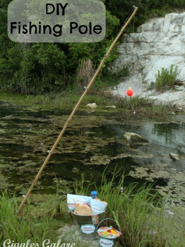 DIY Fishing Pole via Giggles Galore