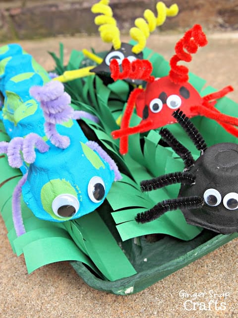 Summer time Kids Crafts! How to make super cool bugs! Summer time Kids Crafts! How to make super cool bugs!