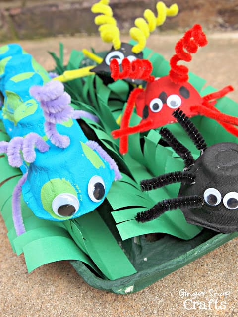 Summer time Kids Crafts! How to make super cool bugs!