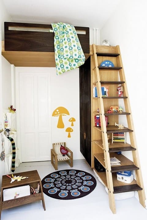 25 Amazing Loft Ideas -- Beds and Playrooms