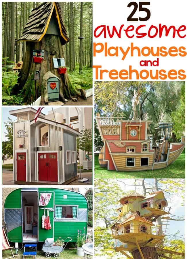 25 awesome ideas for playhouses and treehouses - Design Dazzle