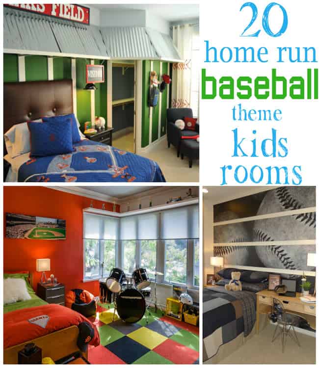 boys baseball theme rooms - design dazzle