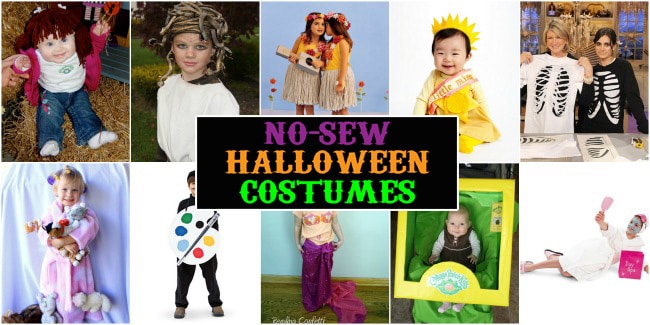 no sew halloween costumes