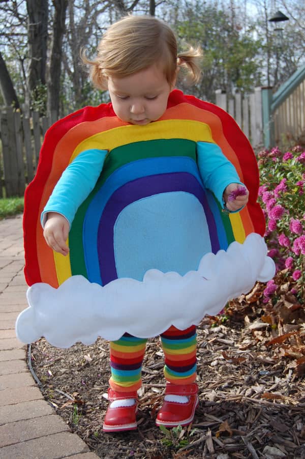 DIY kids Halloween Costumes including Little Miss Rainbow - Design Dazzle