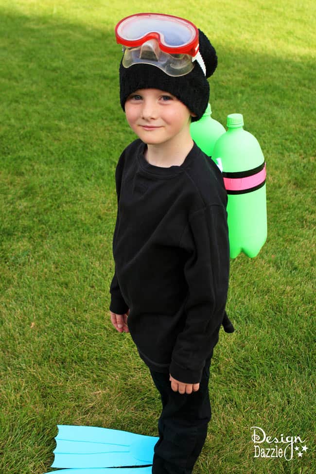 Make it yourself scuba diver halloween costume - Design Dazzle