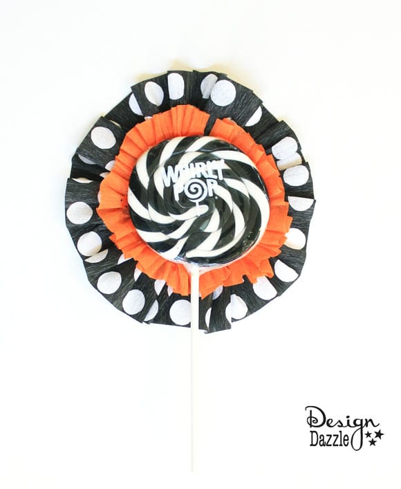 DIY instructions how to make a cute Halloween Whirly Pop - Design Dazzleween-Whirly-Pop