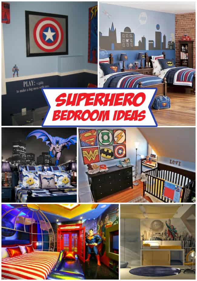 superhero themed bedroom decor ideas