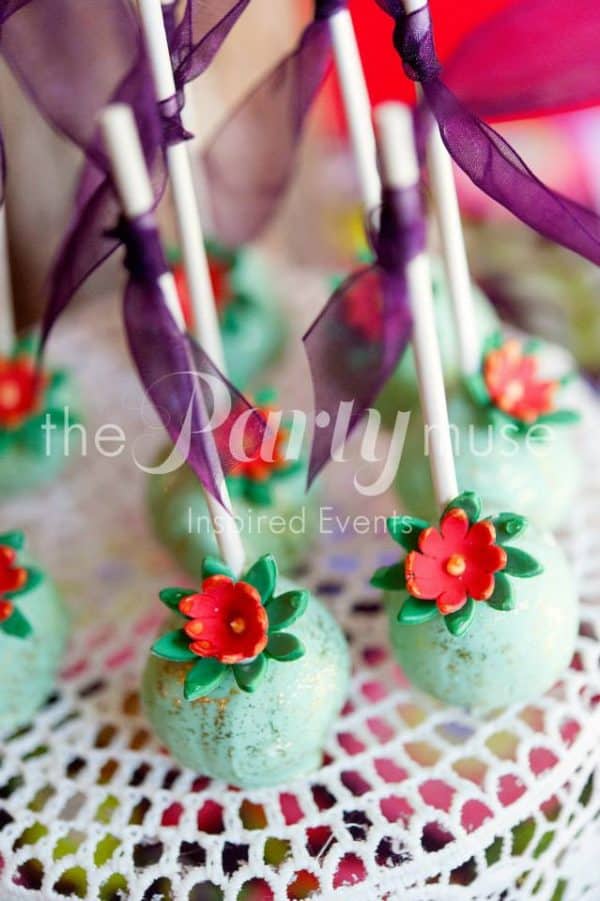 woodland wonderland cake pops