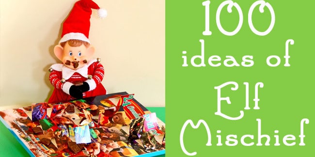 100 Ideas of Elf Mischief - Design Dazzle #elfideas, #elfprintables