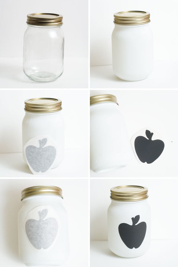 mason jar favor steps