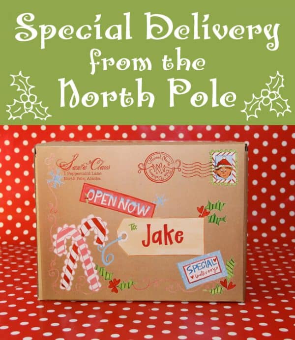 north pole special delivery labels