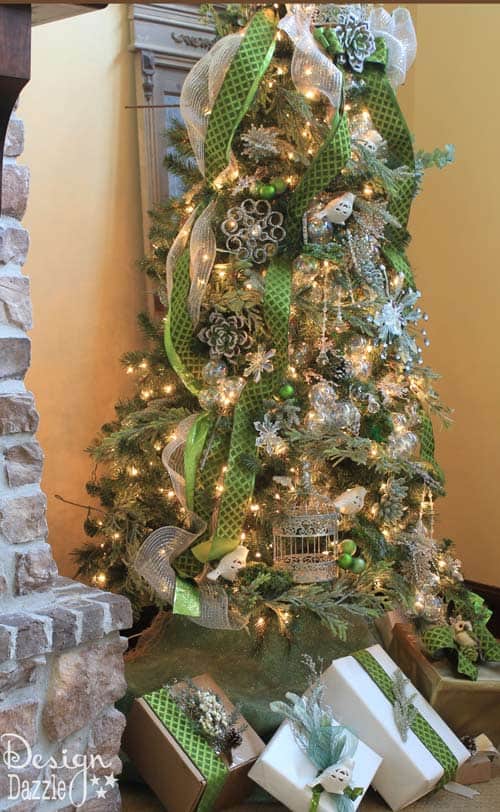 Jeweled Forest Christmas Tree evening look- Design Dazzle