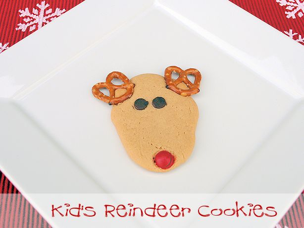 Kids Reindeer Cookies