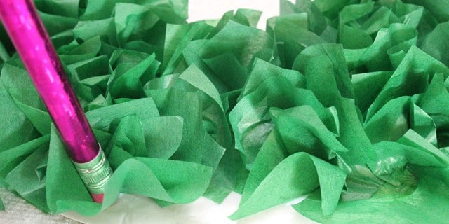 Christmas Kids Craft: Tissue Paper Wreaths - Design Dazzle