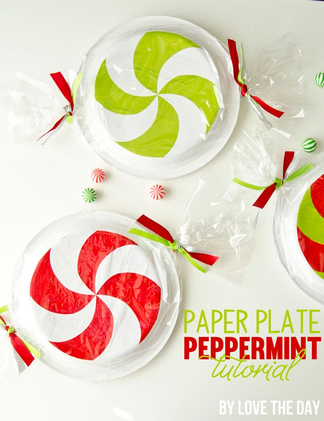 Paper Plate Peppermint Tutorial & Download by Love The Day