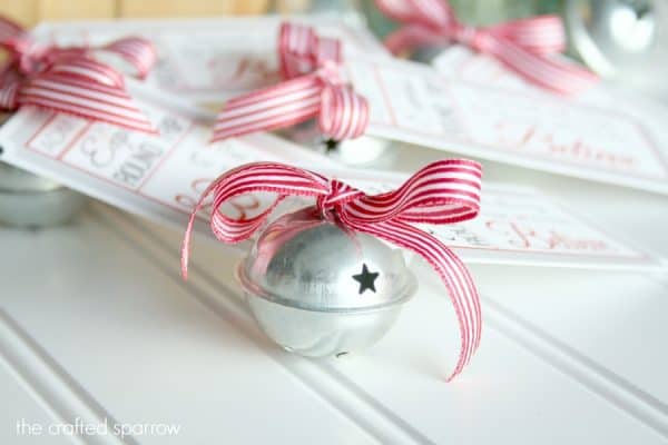 Polar Express Bell Favor Tag 7