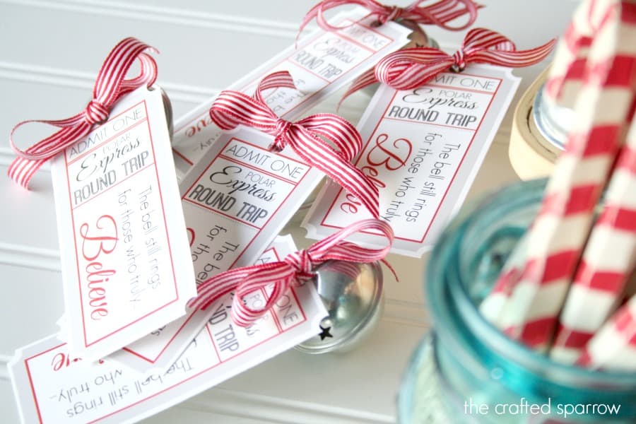 Polar Express Bell Favors & Printable Tags Design Dazzle