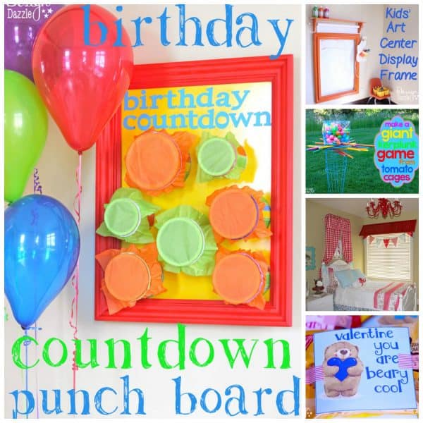 birthday countdown collage