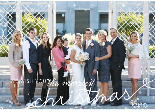 Sending you Christmas greetings from my family to yours! | Design Dazzle