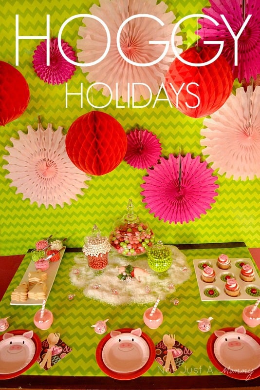 Hoggy Holidays Christmas Party Table