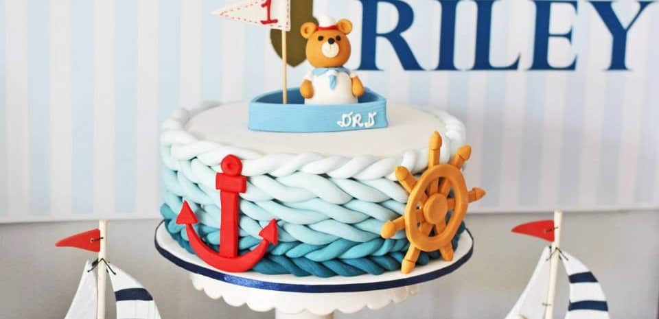 Nautical 1st Birthday Design Dazzle