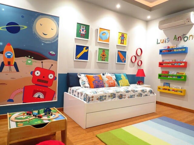 robot room for kids