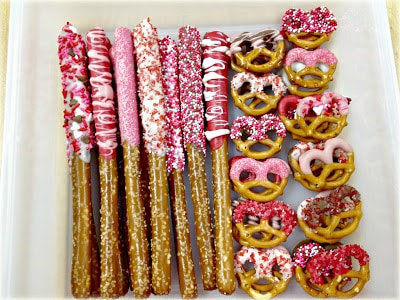 Chocolate covered pretzels