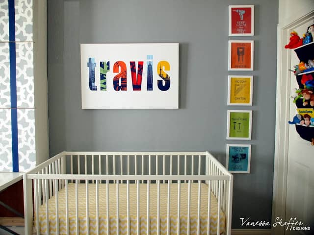 crib and sign