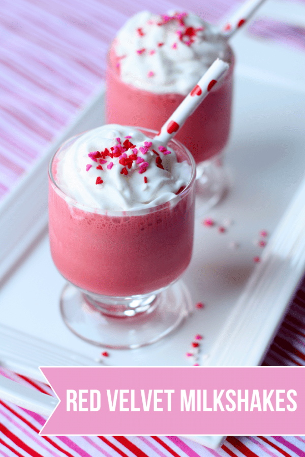 Red Velvet milkshakes