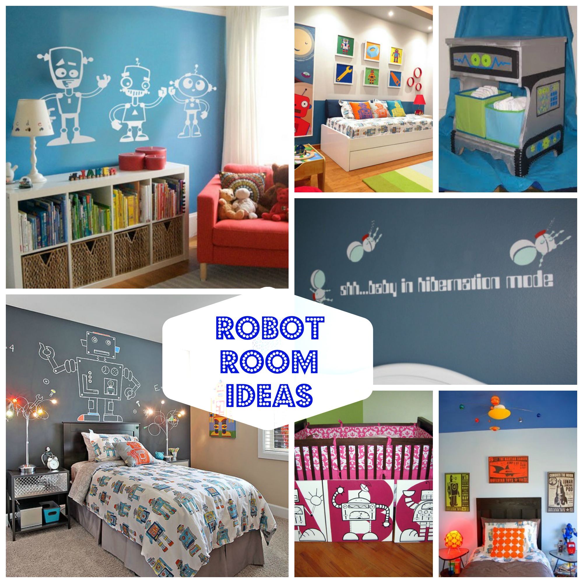 Robot Room Ideas that are OUT OF THIS WORLD! Adore this clever room! - Design Dazzle