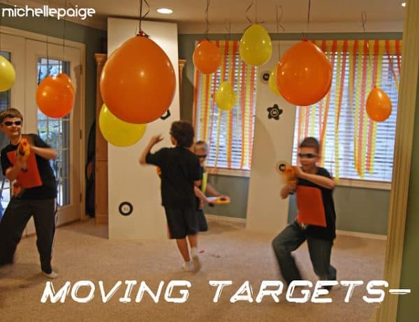 Nerf party moving targets
