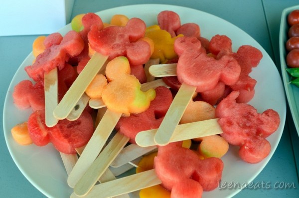 watermelon mickey mouse party food