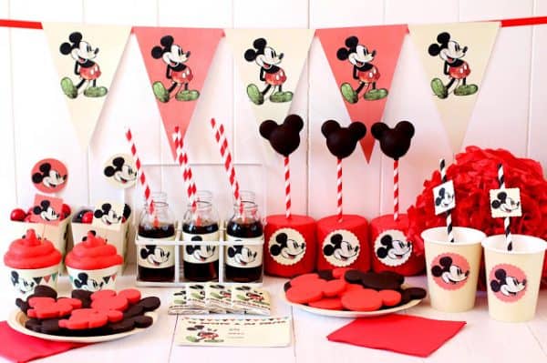 Vintage Mickey Mouse Party ideas