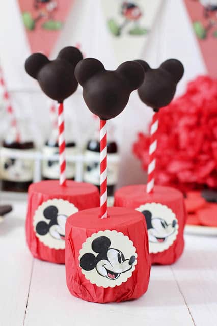 Mickey Mouse Vintage Cake Pops