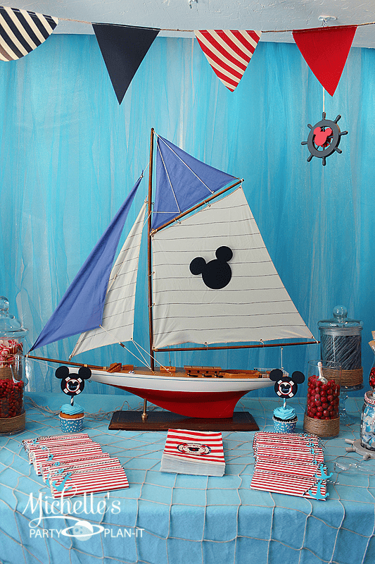 Mickey Mouse nautical theme