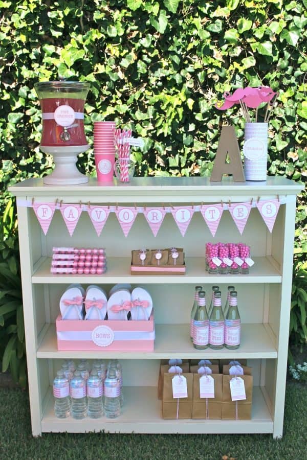 Favorite things party ideas for girls