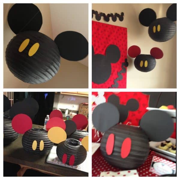 Mickey Mouse paper lantern decor