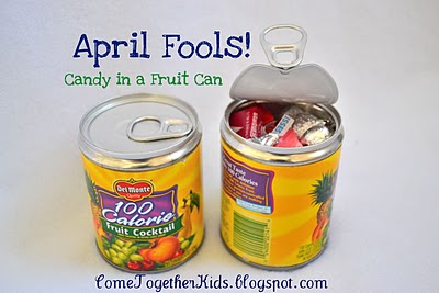 April Fool's Day - candy in a can